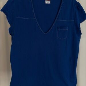 Tommy Hilfiger Navy V-Neck Tee